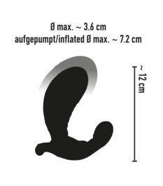 Vibrator „G-&P-Spot“ zum Aufpumpen, mit Fernbedienung