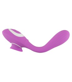 Vibrator „2 Function Bendable Vibe“ mit Leck-Zunge