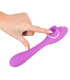 Vibrator „2 Function Bendable Vibe“ mit Leck-Zunge