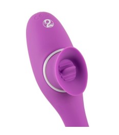 Vibrator „2 Function Bendable Vibe“ mit Leck-Zunge