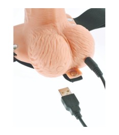 Umschnallvibrator „6 Zoll RC Strap-on" mit 10 Vibrationsmodi