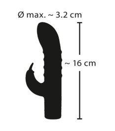 Rabbitvibrator „Rabbit Vibe“ mit 15 Vibrationsmodi, wiederaufladbar