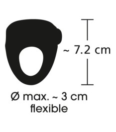 Vibro-Penisring „RC Vibro-Ring“, mit kabelloser Fernbedienung, 10 Vibr