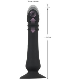 Stoßvibrator „Anal Thruster“ mit Saugfuß