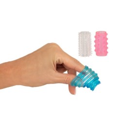 Penismanschetten „Tokio Cockrings“ mit Rillen und Noppen