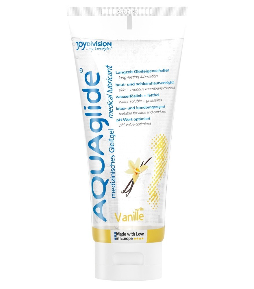 Gleitgel „AQUAglide Vanille“ auf Wasserbasis