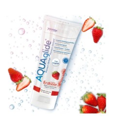 Gleitgel „AQUAglide Erdbeere“ auf Wasserbasis