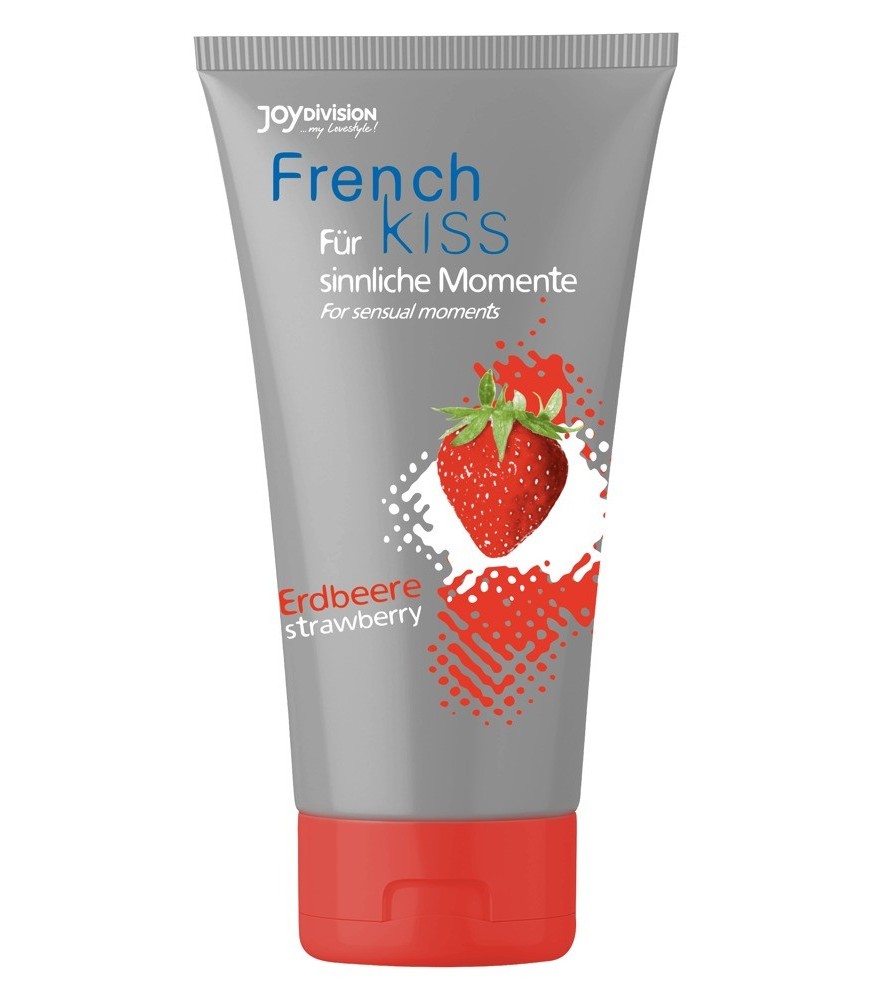 Gleitgel „Frenchkiss Erdbeer“ mit Aroma