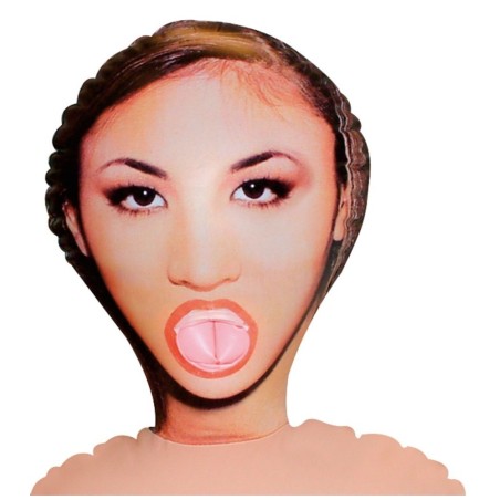 Liebespuppe „Dianna Stretch“ mit 3 Öffnungen