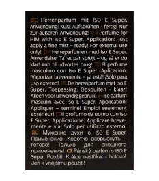 Herrenparfum „P6 Super“ mit ISO E Super, 30 ml