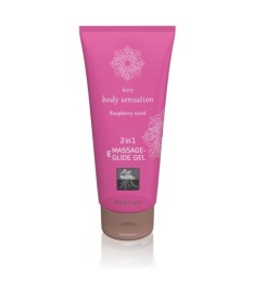 Massage- und Gleitgel „2in1 Raspberry Scent“
