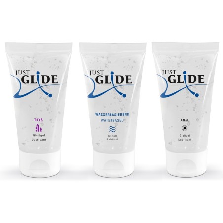 3-teiliges Gleitgel-Set „Just Glide“