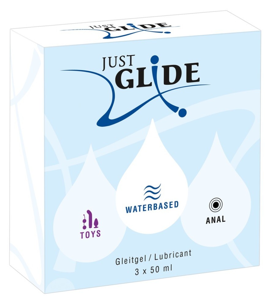 3-teiliges Gleitgel-Set „Just Glide“