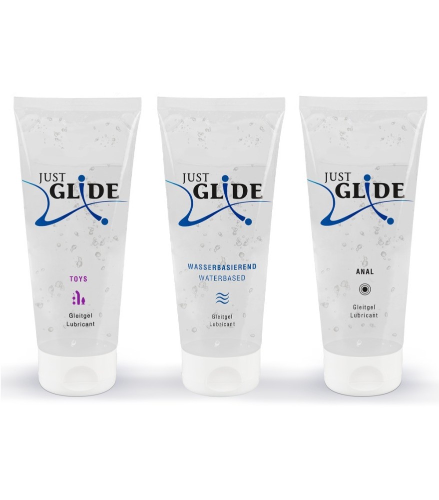 3-teiliges Gleitgel-Set „Just Glide“