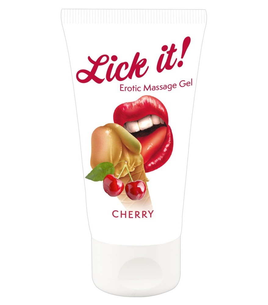 Gel “Erotic Massage Gel Cherry“ mit Kirsch-Aroma