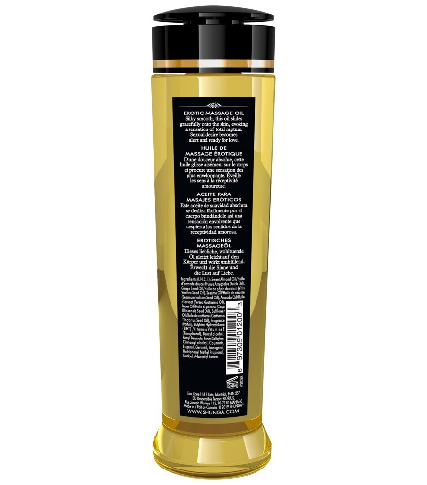 Massage-Öl „Organica“ aus 100% natürlichen Ölen