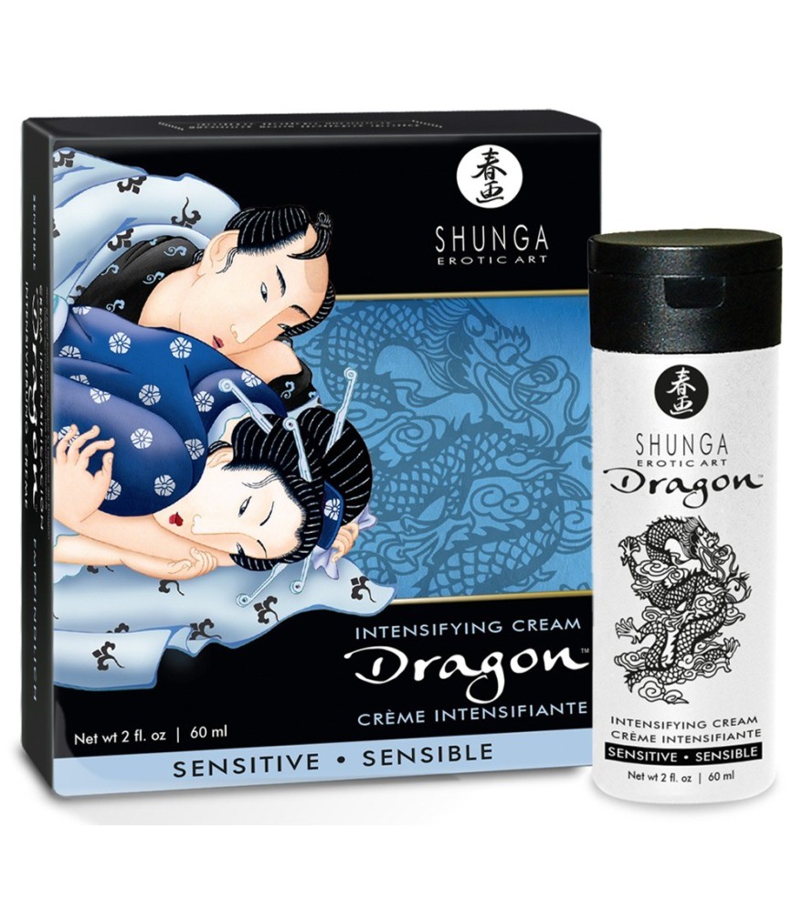 Penispflegecreme „Dragon Intensifying Cream Sensitive“ aus 100% natürlichen Pflanzenextrakten