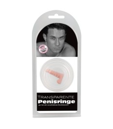 4-teiliges Penisringset „Clear Cock Rings“, 3 - 5 cm Ø