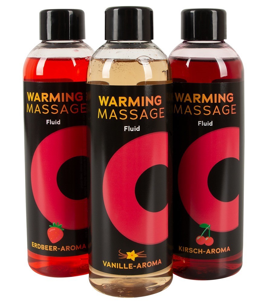 3-teiliges Massagegel-Set „Warming Massage“