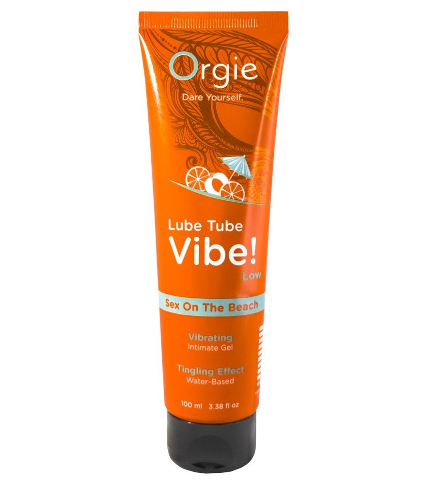 Erotik-Gel „Lube Tube Vibe! Sex on the Beach“ mit Vibrations-Effekt