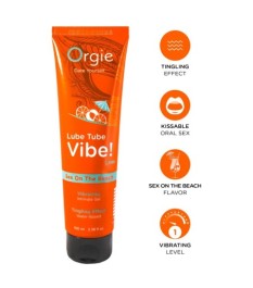 Erotik-Gel „Lube Tube Vibe! Sex on the Beach“ mit Vibrations-Effekt