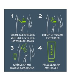 2-teiliges Enthaarungscreme-Set „Veet Men TOTAL PRO“