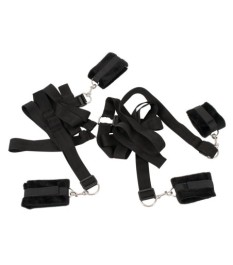 Bettfesselset „Bed Shackles“ mit Hand- und Fußfesseln