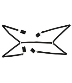 Bettfesselset „Bed Shackles“ mit Hand- und Fußfesseln