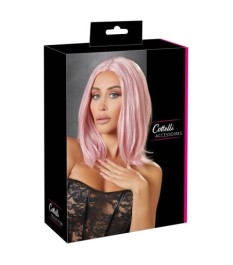 Perücke „Rosa Bob“, schulterlang