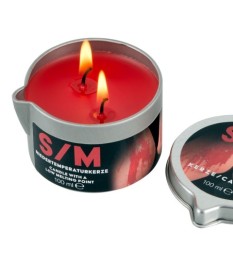 S/M-Kerze im Alu-Tiegel