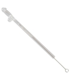 5-teilliges Strohhalm-Set „Glass Drinking Straw Willy“, aus wiederverw