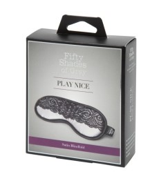 Augenmaske „Play Nice Satin Blindfold“ mit elastischem Komfort-Kopfban