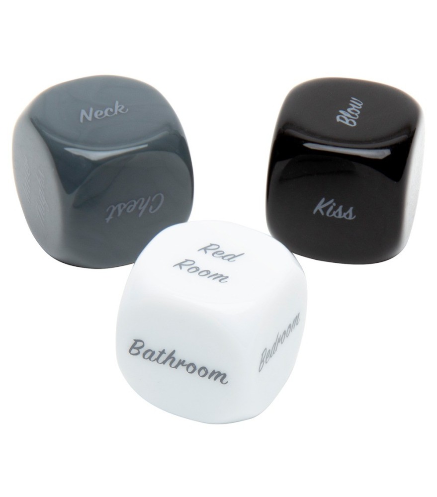 3-teiliges Würfel-Set „Play Nice Kinky Dice for Couples“