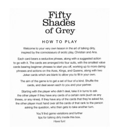 Kartenspiel „Play Nice Talk Dirty Inspiration Cards“