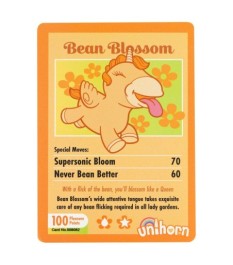 Auflegevibrator „Bean Blossom“ im niedlichen Einhorn-Design