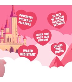 Auflegevibrator „Heart Throb“ im niedlichen Einhorn-Design