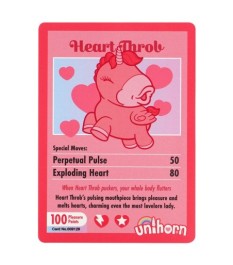 Auflegevibrator „Heart Throb“ im niedlichen Einhorn-Design