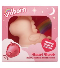 Auflegevibrator „Heart Throb“ im niedlichen Einhorn-Design