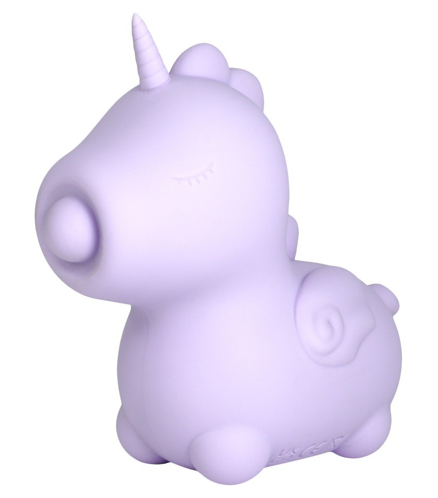Auflegevibrator „Karma Lilac“ im niedlichen Einhorn-Design