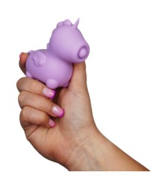 Auflegevibrator „Karma Lilac“ im niedlichen Einhorn-Design