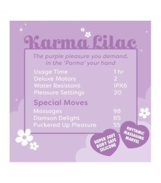 Auflegevibrator „Karma Lilac“ im niedlichen Einhorn-Design