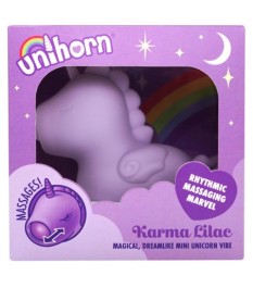 Auflegevibrator „Karma Lilac“ im niedlichen Einhorn-Design
