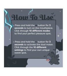 Auflegevibrator „Wild Spirit“ im niedlichen Einhorn-Design