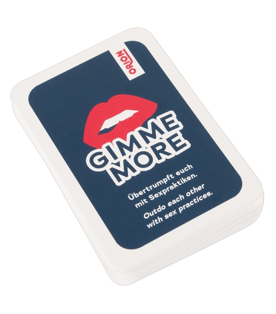 Kartenspiel „Gimme More“ mit Sex-Praktiken