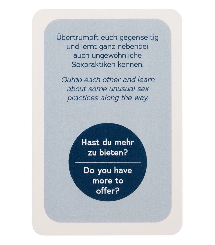 Kartenspiel „Play Nice Talk Dirty Inspiration Cards“