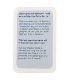 Ratespiel „Sexy Pantomime“ für mind. 2 Spieler:innen