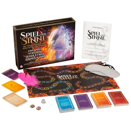 Paarspiel „Spiel der Sinne“ mit viel Zubehör