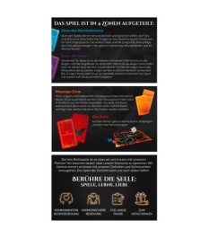 Paarspiel „Spiel der Sinne“ mit viel Zubehör