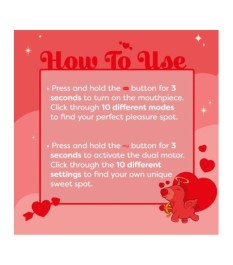 Auflegevibrator „Cupids Beau“ im niedlichen Einhorn-Design