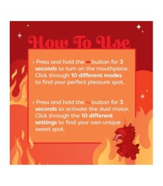 Auflegevibrator „Blaze Diablo“ im niedlichen Einhorn-Design